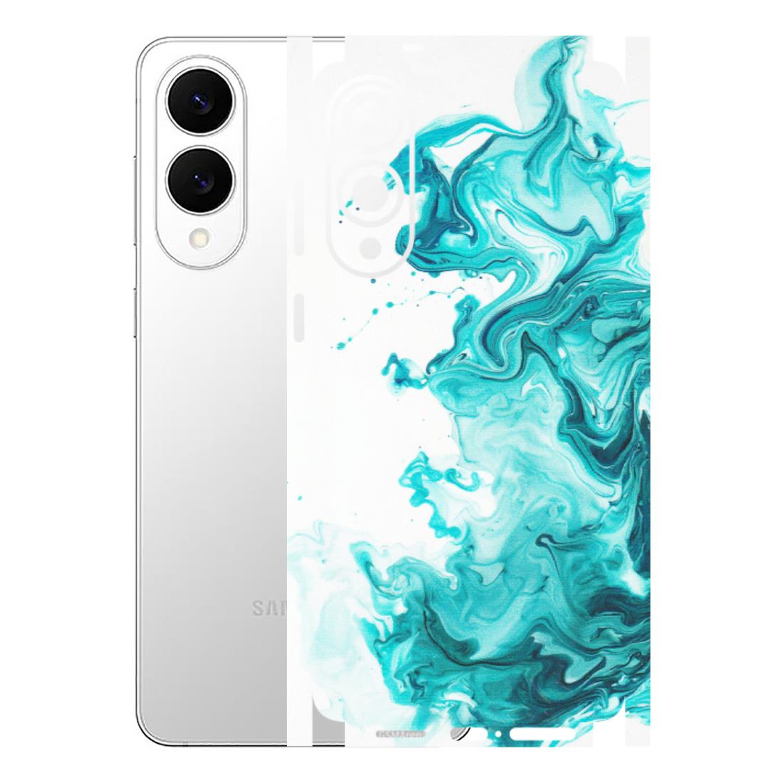 Samsung A/S Series Phone Skins (All Models) - Sky Blue Abstract Colour - Matte Finish (M-146) Samsung Galaxy S25 Edge