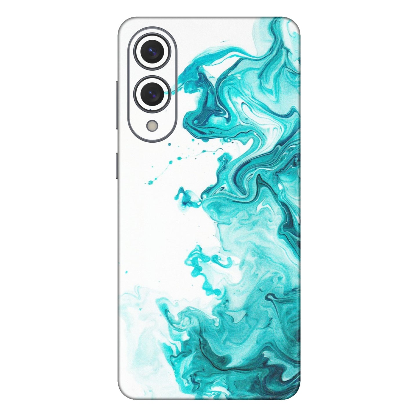 Samsung A/S Series Phone Skins (All Models) - Sky Blue Abstract Colour - Matte Finish (M-146) Samsung Galaxy S25 Edge