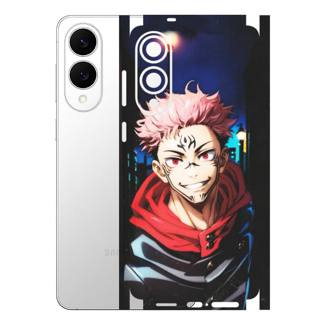 Samsung A/S Series Phone Skins (All Models) - Yuji Itadori Funny Face Anime - Matte Finish (M-152) Samsung Galaxy S25 Edge