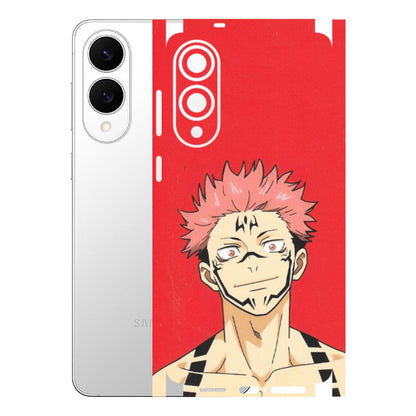 Samsung A/S Series Phone Skins (All Models) - Ryomen Sukuna Fun Anime - Matte Finish (M-153) Samsung Galaxy S25 Edge