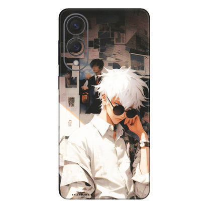 Samsung A/S Series Phone Skins (All Models) - Gojo Satoru Jujustu Kaisen Anime - Matte Finish (M-156) Samsung Galaxy S25 Edge