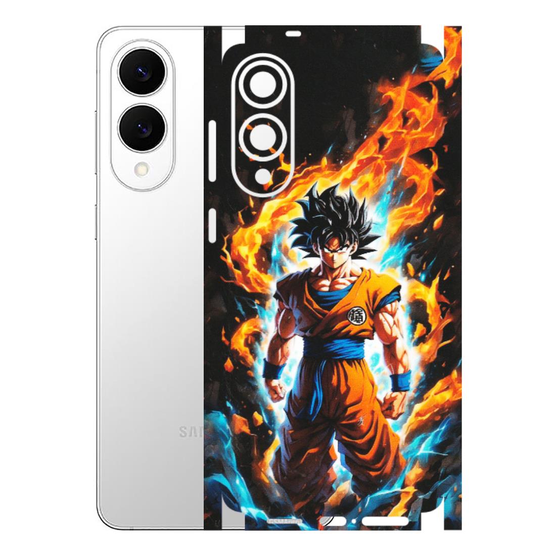 Samsung A/S Series Phone Skins (All Models) - Goku Transformation Anime - Matte Finish (M-159) Samsung Galaxy S25 Edge