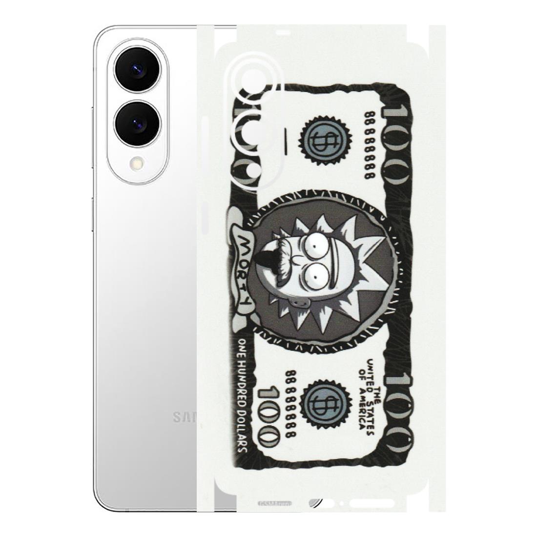 Samsung A/S Series Phone Skins (All Models) - Rick And Morty Hundred Dollar Anime - Matte Finish (M-161) Samsung Galaxy S25 Edge