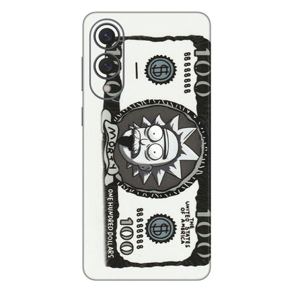 Samsung A/S Series Phone Skins (All Models) - Rick And Morty Hundred Dollar Anime - Matte Finish (M-161) Samsung Galaxy S25 Edge