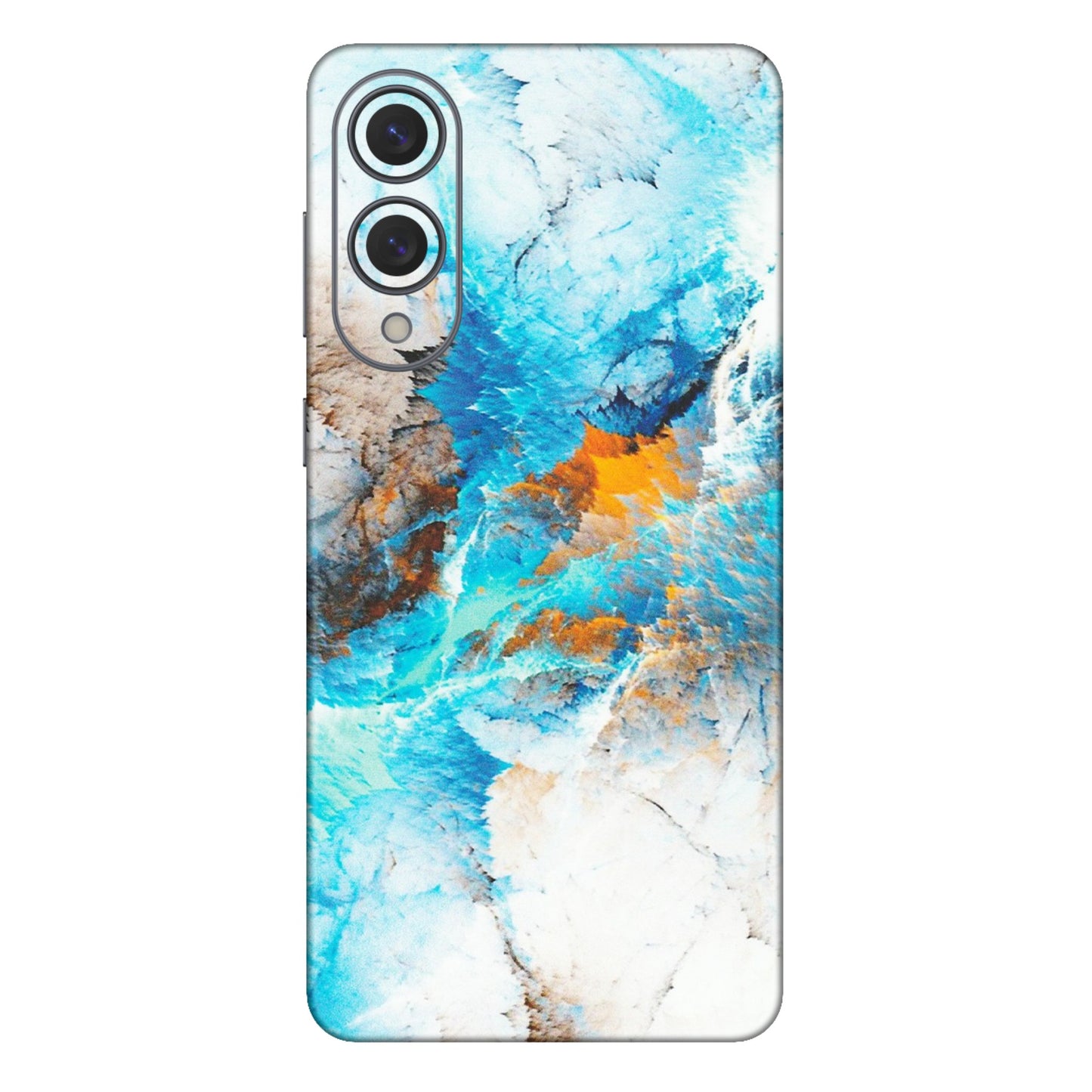 Samsung A/S Series Phone Skins (All Models) - Blue Waves Abstract - Matte Finish (M-19) Samsung Galaxy S25 Edge
