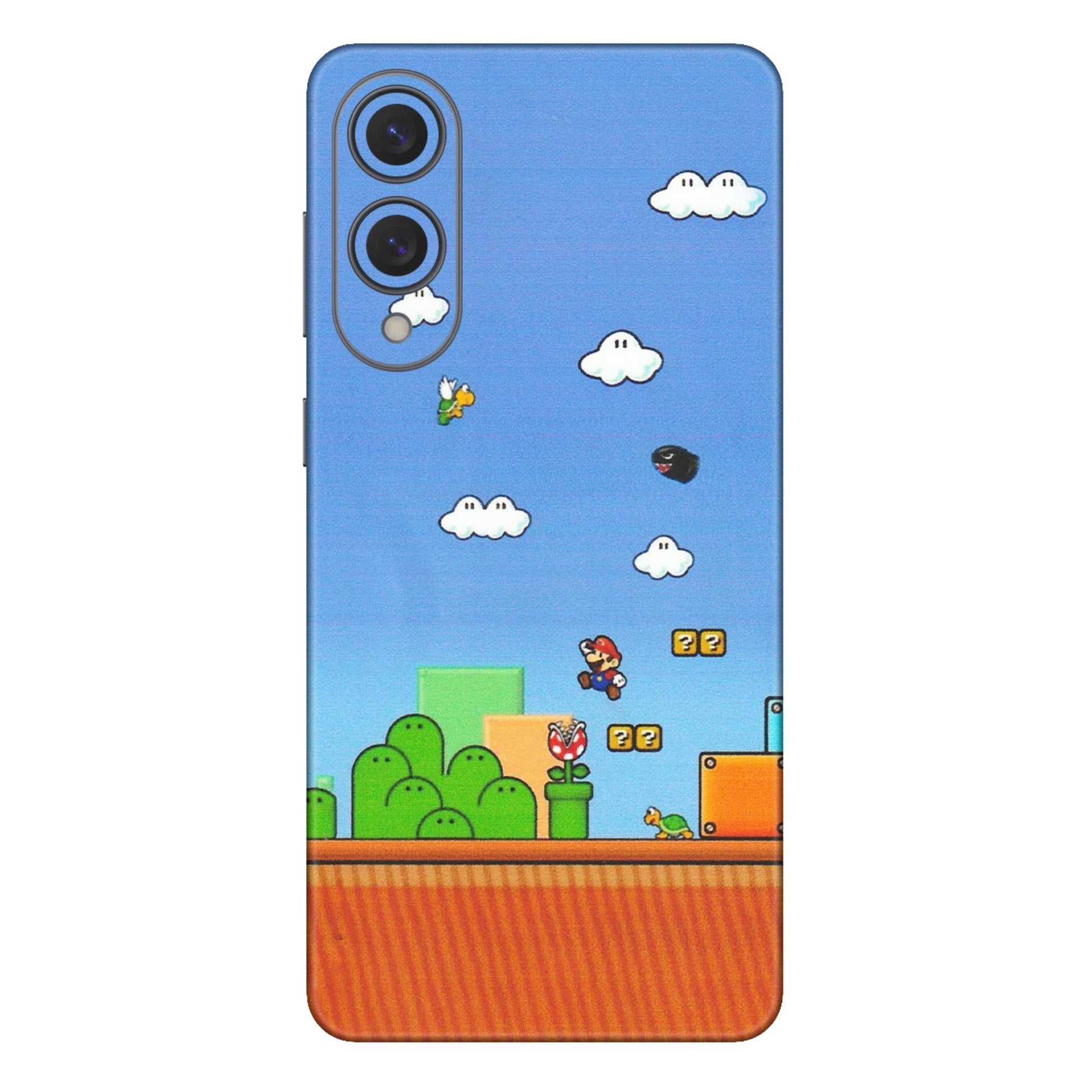 Samsung A/S Series Phone Skins (All Models) - Mario Game Scene - Matte Finish (M-24) Samsung Galaxy S25 Edge