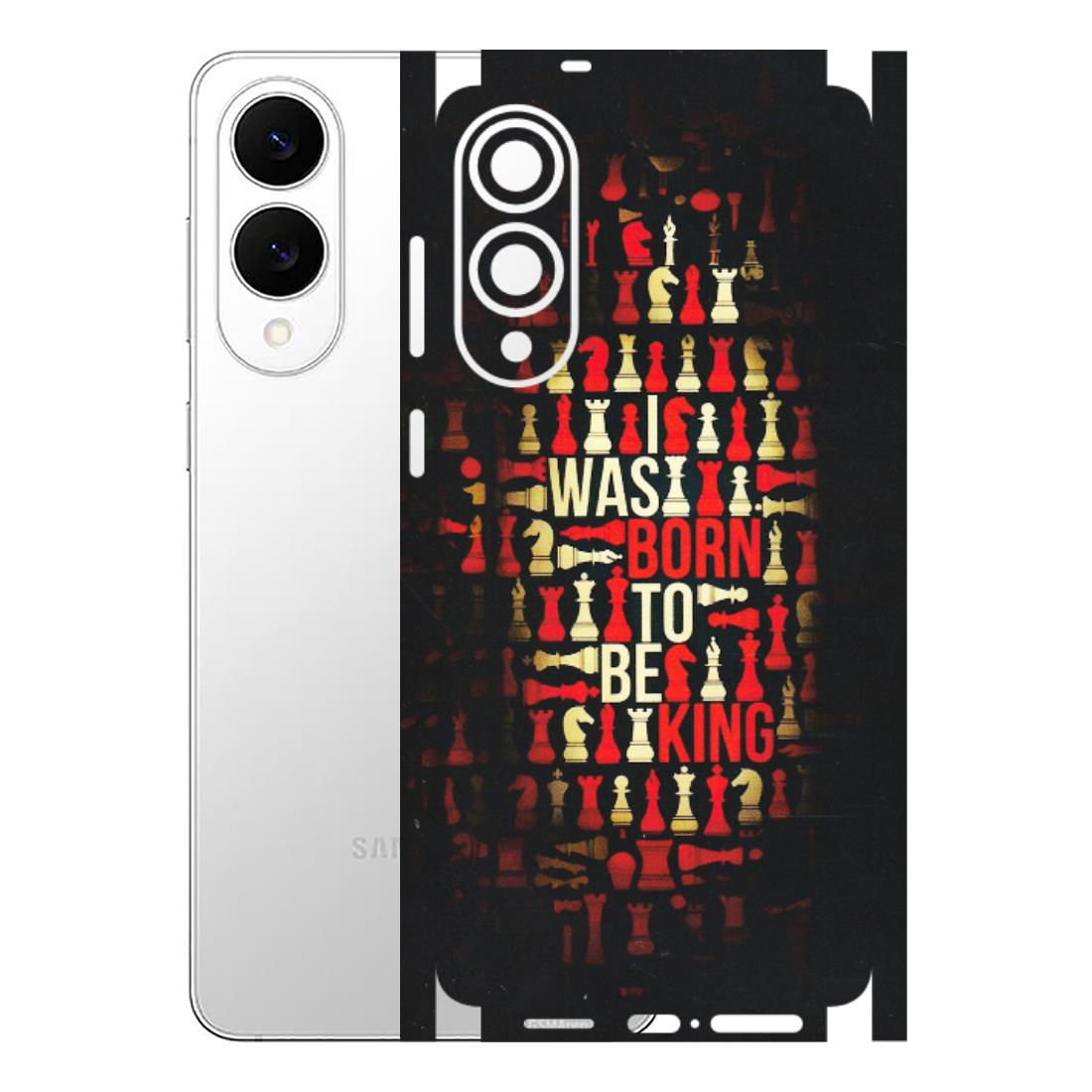 Samsung A/S Series Phone Skins (All Models) - Born To Be King - Matte Finish (M-73) Samsung Galaxy S25 Edge