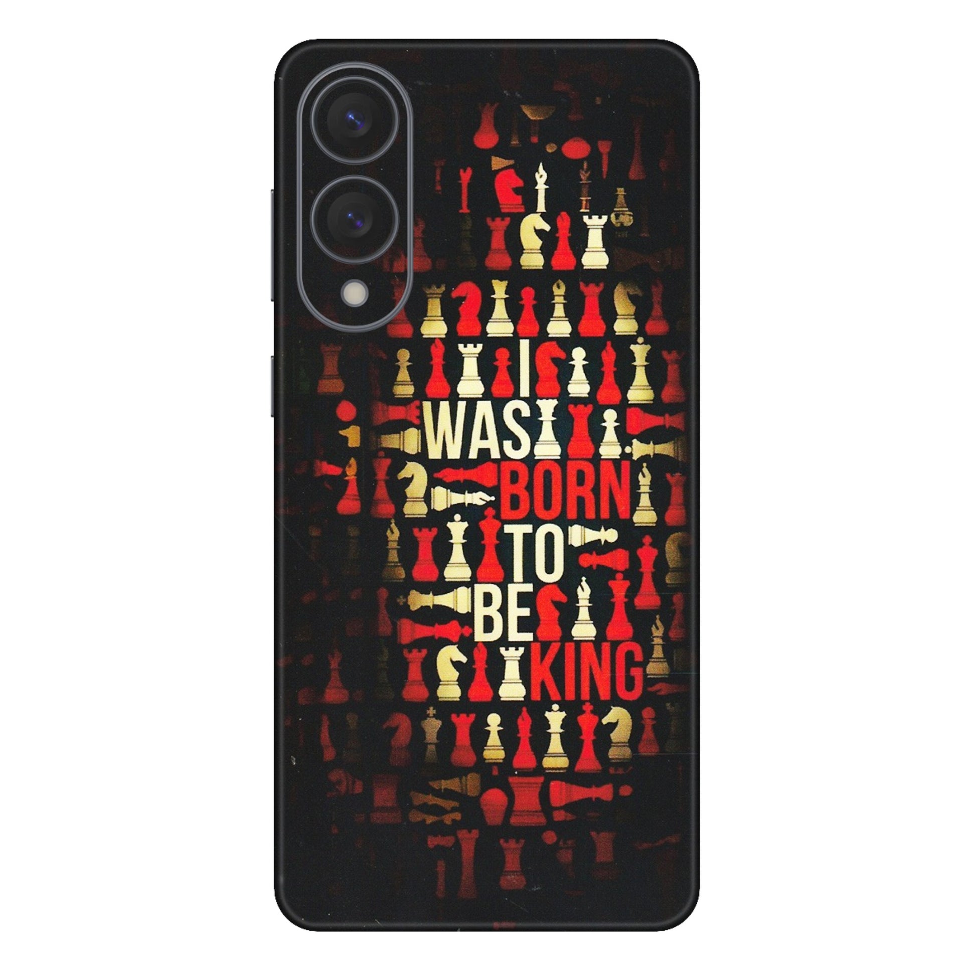 Samsung A/S Series Phone Skins (All Models) - Born To Be King - Matte Finish (M-73) Samsung Galaxy S25 Edge