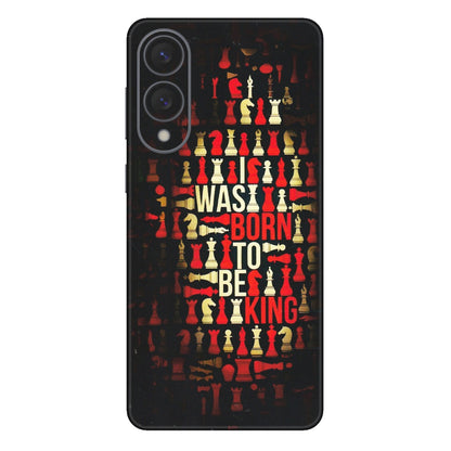 Samsung A/S Series Phone Skins (All Models) - Born To Be King - Matte Finish (M-73) Samsung Galaxy S25 Edge