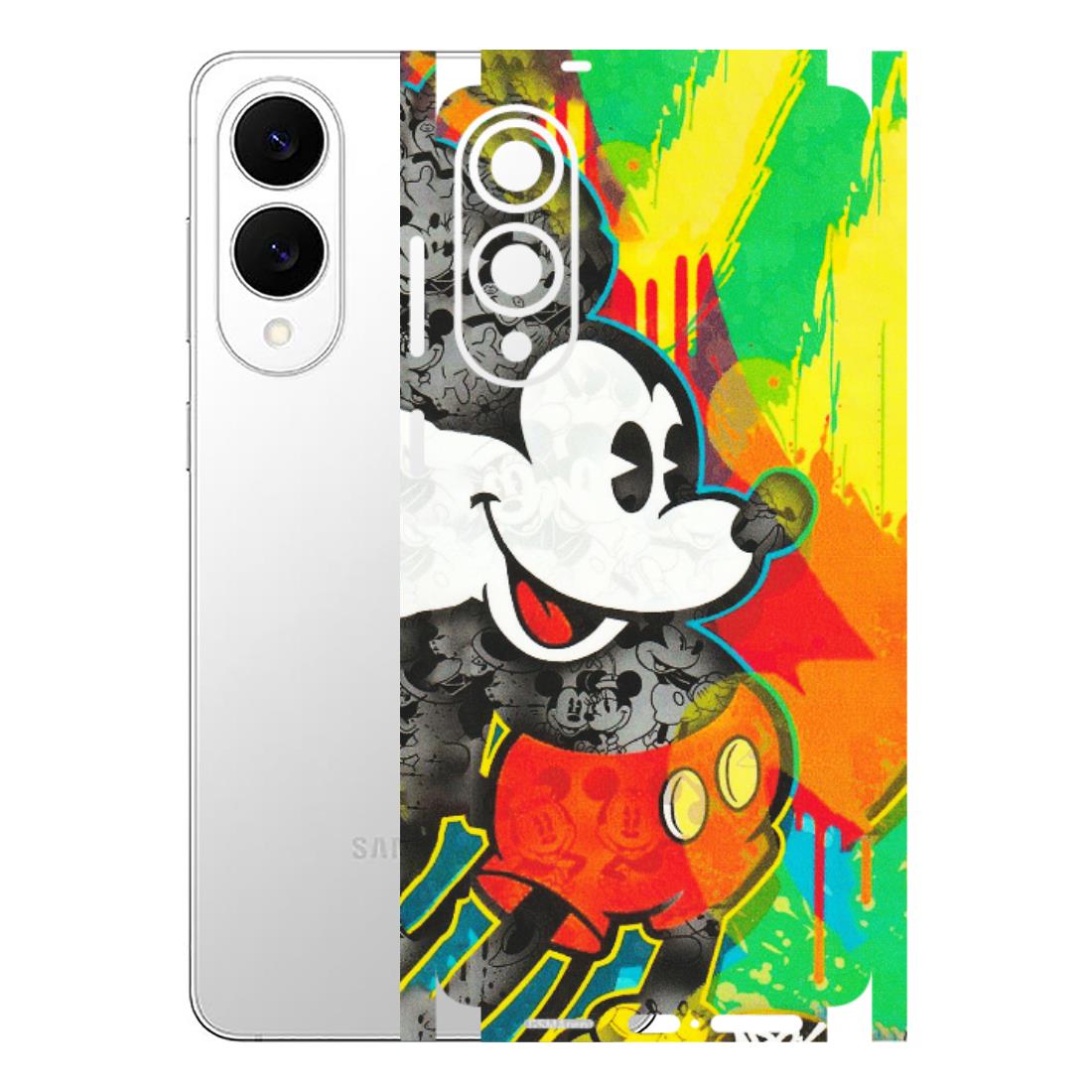 Samsung A/S Series Phone Skins (All Models) - Multiple Mickey With Colourful Texture - Matte Finish (M-84) Samsung Galaxy S25 Edge