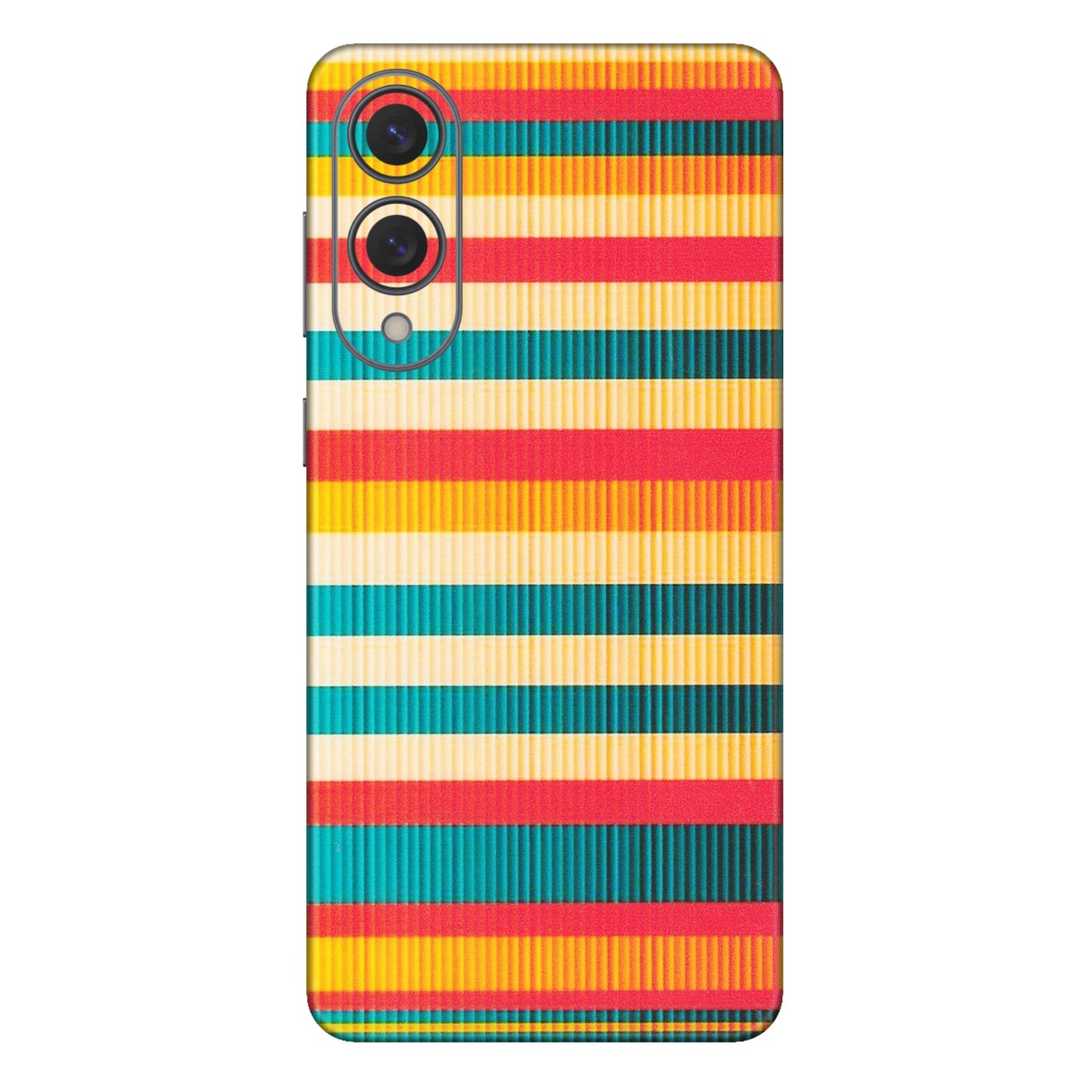 Samsung A/S Series Phone Skins (All Models) - Colourful Stripes Soothing Effect - Matte Finish (M-86) Samsung Galaxy S25 Edge