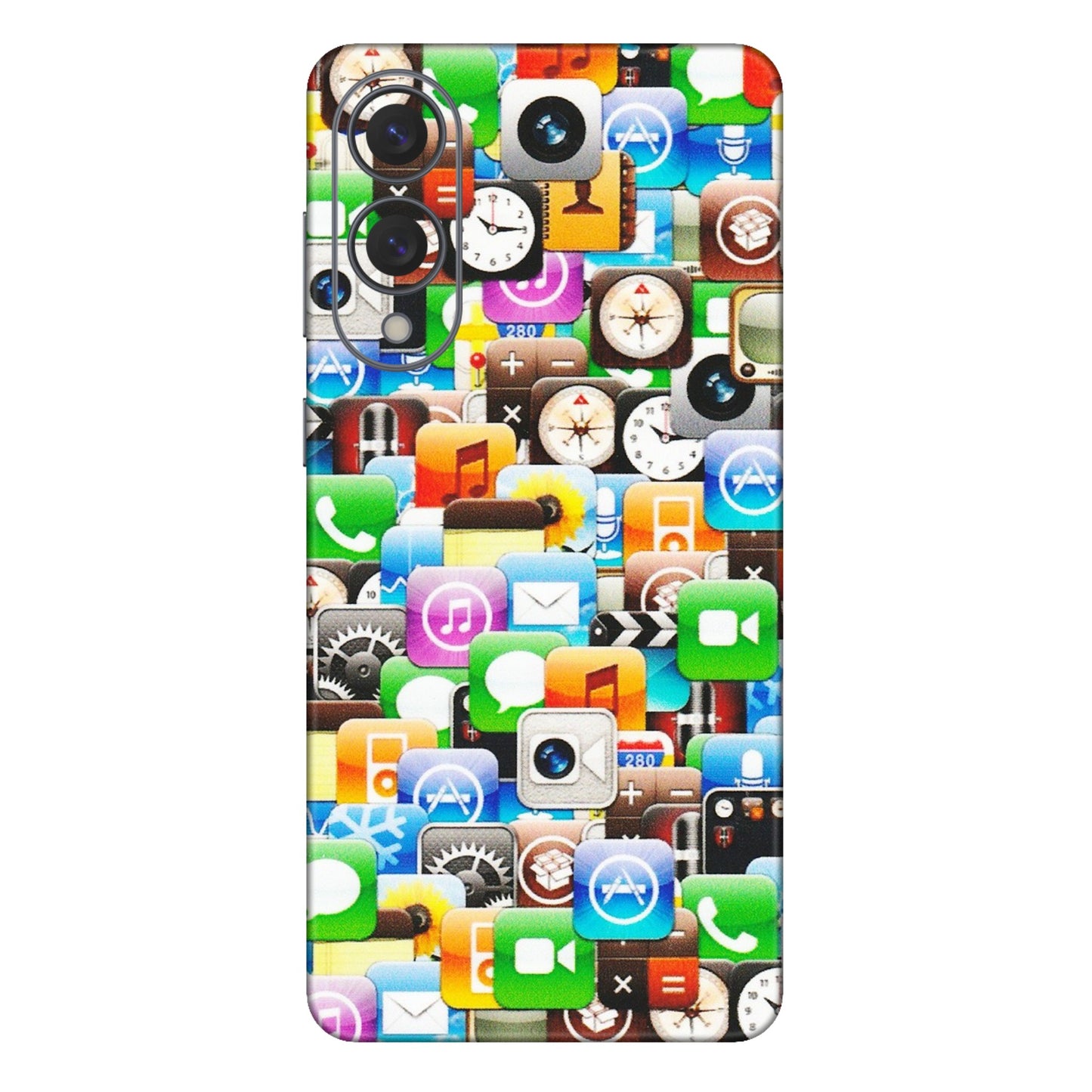 Samsung A/S Series Phone Skins (All Models) - All Apple Icons - Matte Finish (M-93) Samsung Galaxy S25 Edge