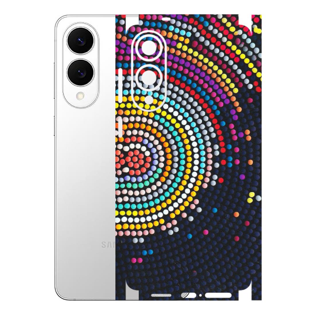 Samsung A/S Series Phone Skins (All Models) - Rainbow Dot Mandala - Matte Finish (M-97) Samsung Galaxy S25 Edge