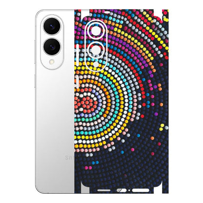 Samsung A/S Series Phone Skins (All Models) - Rainbow Dot Mandala - Matte Finish (M-97) Samsung Galaxy S25 Edge
