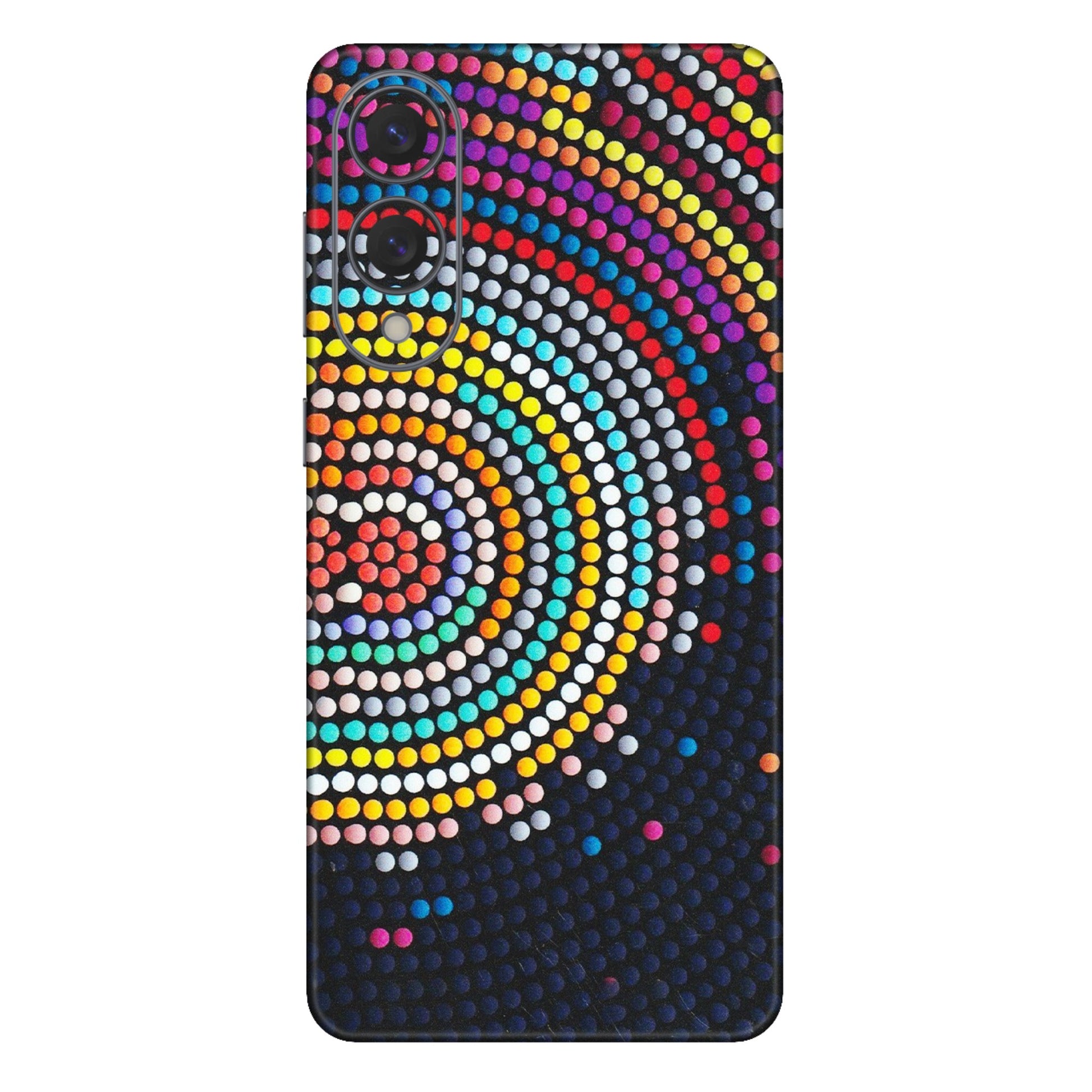 Samsung A/S Series Phone Skins (All Models) - Rainbow Dot Mandala - Matte Finish (M-97) Samsung Galaxy S25 Edge