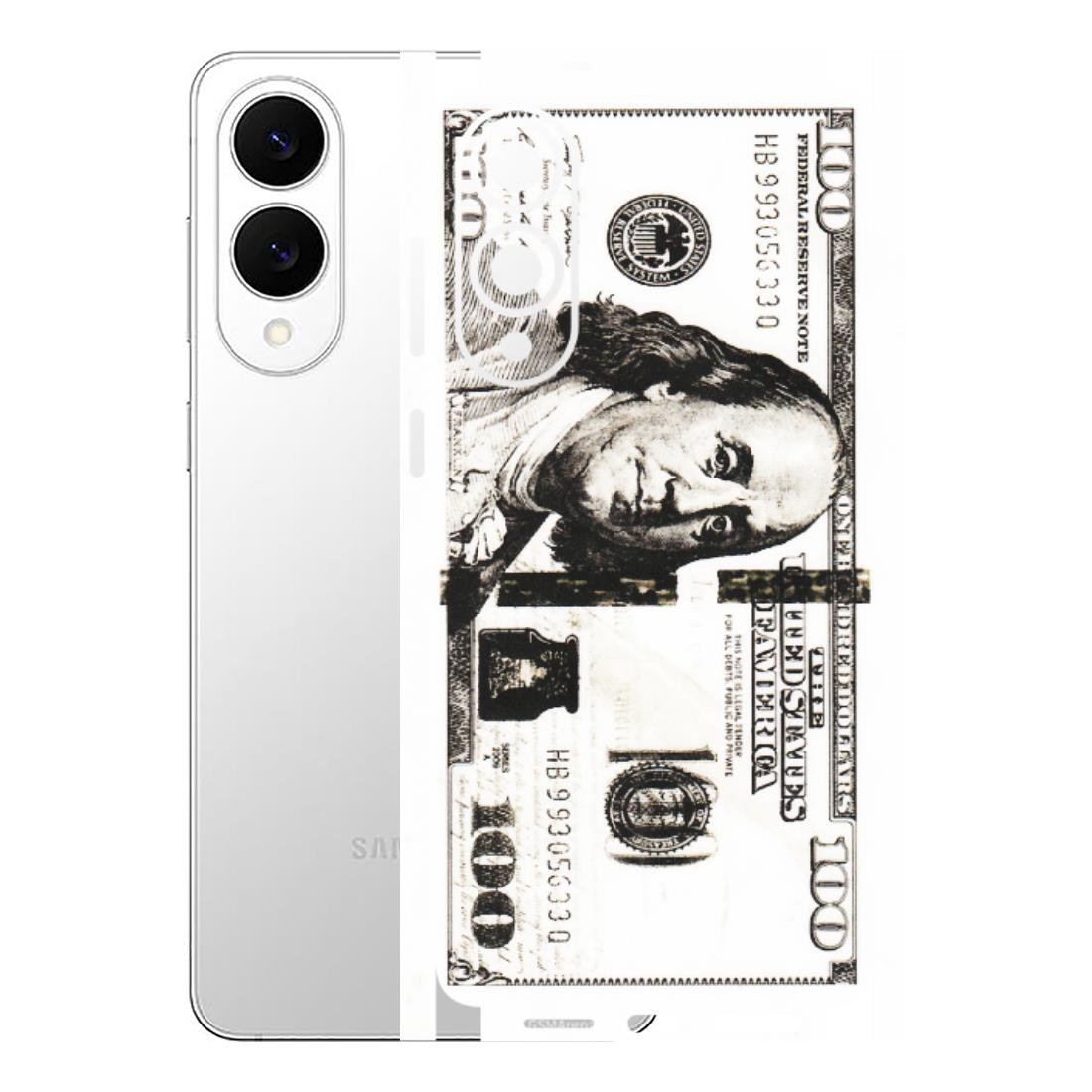 Samsung A/S Series Phone Skins (All Models) - 100 Dollar Currency - Transparent Finish (T-01) Samsung Galaxy S25 Edge