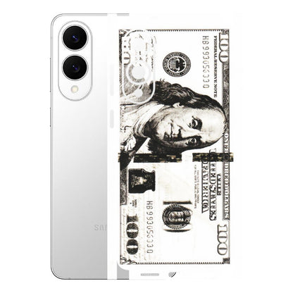 Samsung A/S Series Phone Skins (All Models) - 100 Dollar Currency - Transparent Finish (T-01) Samsung Galaxy S25 Edge