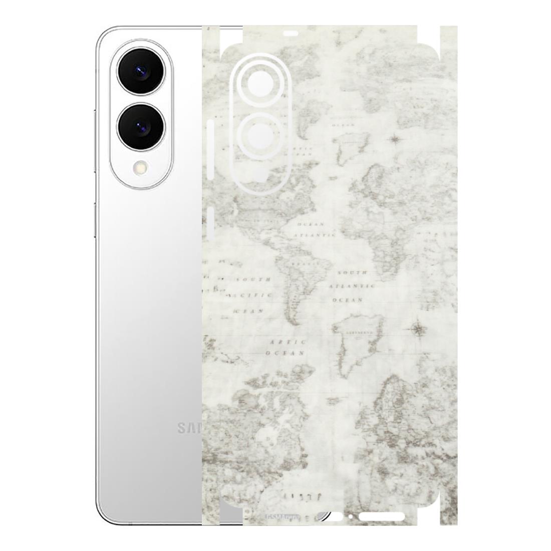 Samsung A/S Series Phone Skins (All Models) - World Travel Map - Transparent Finish (T-04) Samsung Galaxy S25 Edge