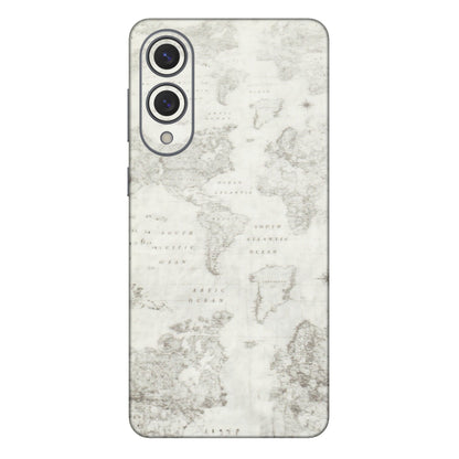 Samsung A/S Series Phone Skins (All Models) - World Travel Map - Transparent Finish (T-04) Samsung Galaxy S25 Edge