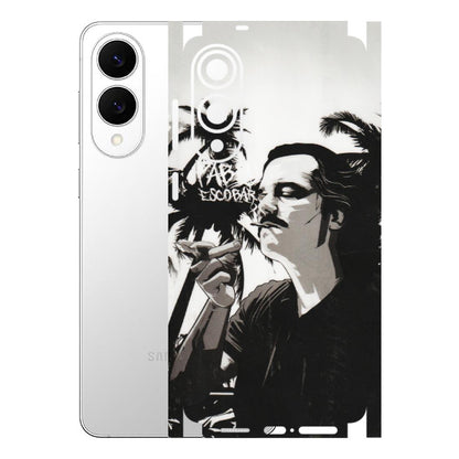 Samsung A/S Series Phone Skins (All Models) - Pab Escobar - Transparent Finish (T-05) Samsung Galaxy S25 Edge