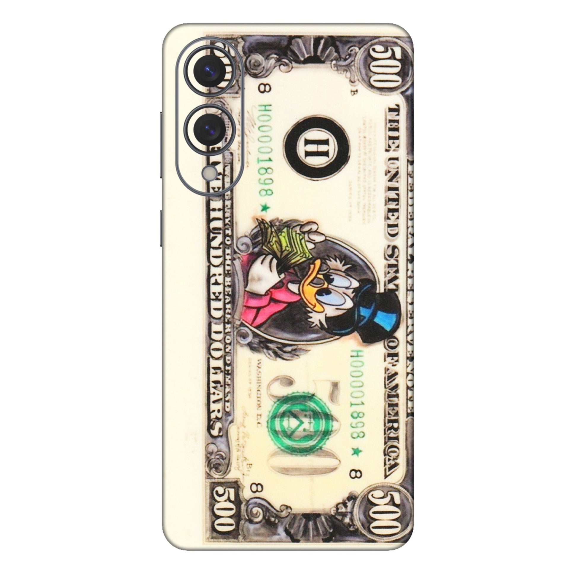 Samsung A/S Series Phone Skins (All Models) - Five Hundred Dollar Duck - Transparent Finish (T-15) Samsung Galaxy S25 Edge