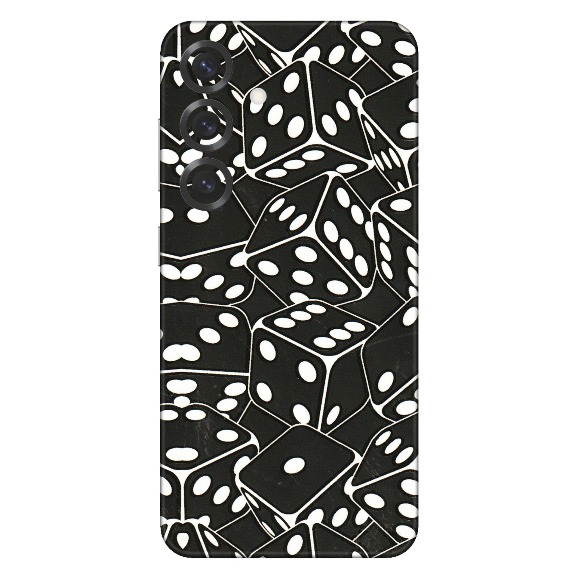 Samsung A/S Series Phone Skins (All Models) - Big Black Dices - 3D Embossed Finish (L-106) Samsung Galaxy S25 Plus