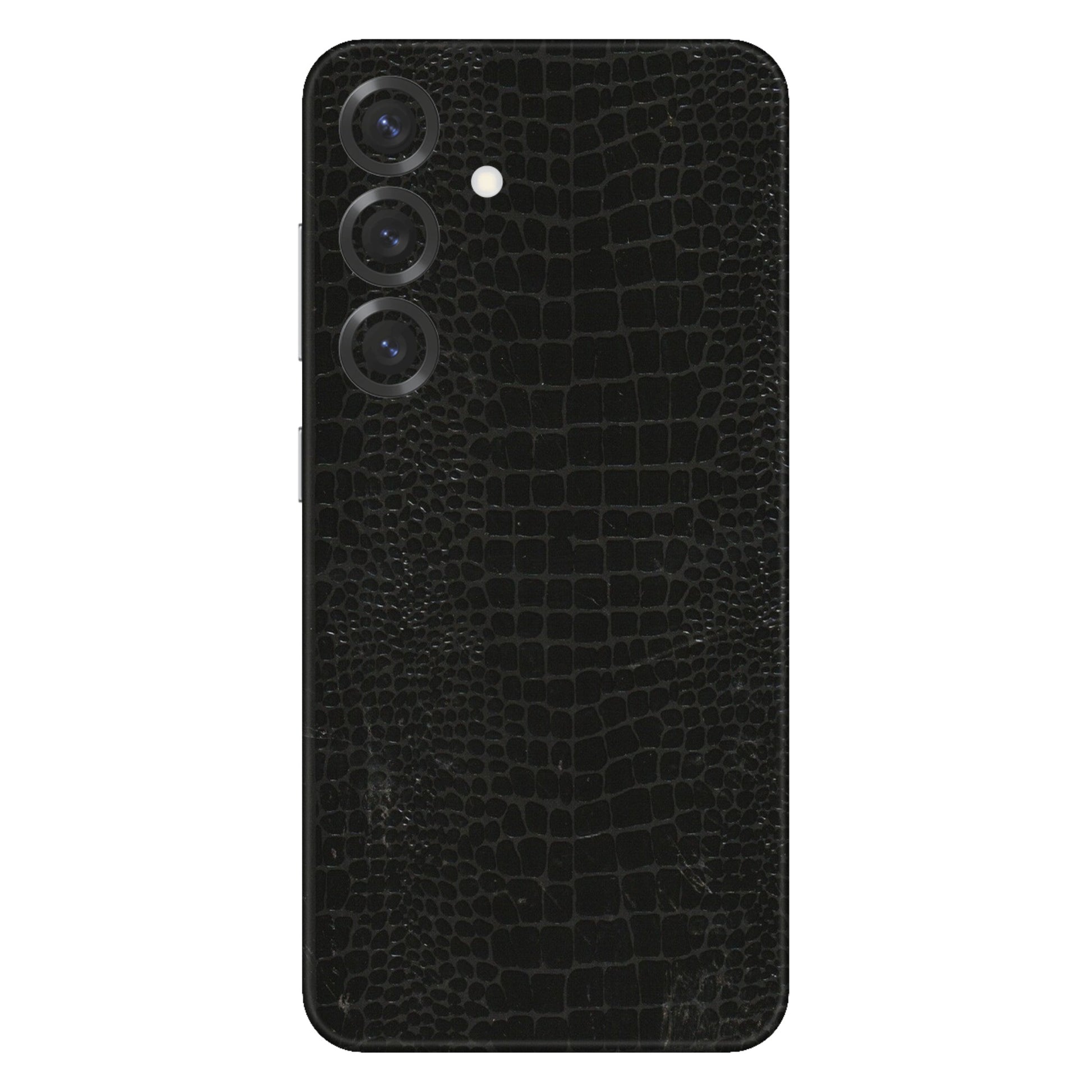 Samsung A/S Series Phone Skins (All Models) - Snake Leather Black - 3D Embossed Finish (L-107) Samsung Galaxy S25 Plus