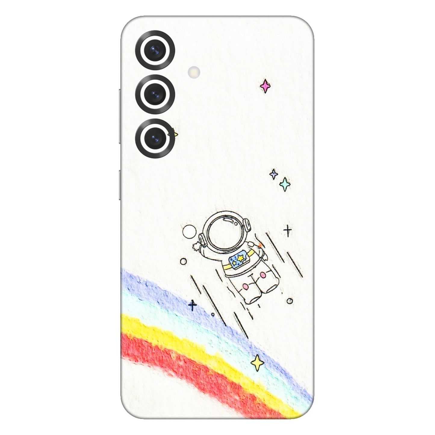 Samsung A/S Series Phone Skins (All Models) - Milkyway Astronaut - 3D Embossed Finish (L-110) Samsung Galaxy S25 Plus