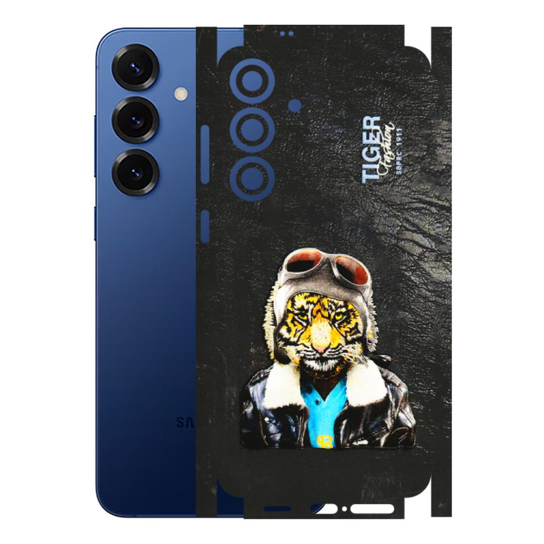 Samsung A/S Series Phone Skins (All Models) - Rider Tiger - 3D Embossed Finish (L-113) Samsung Galaxy S25 Plus