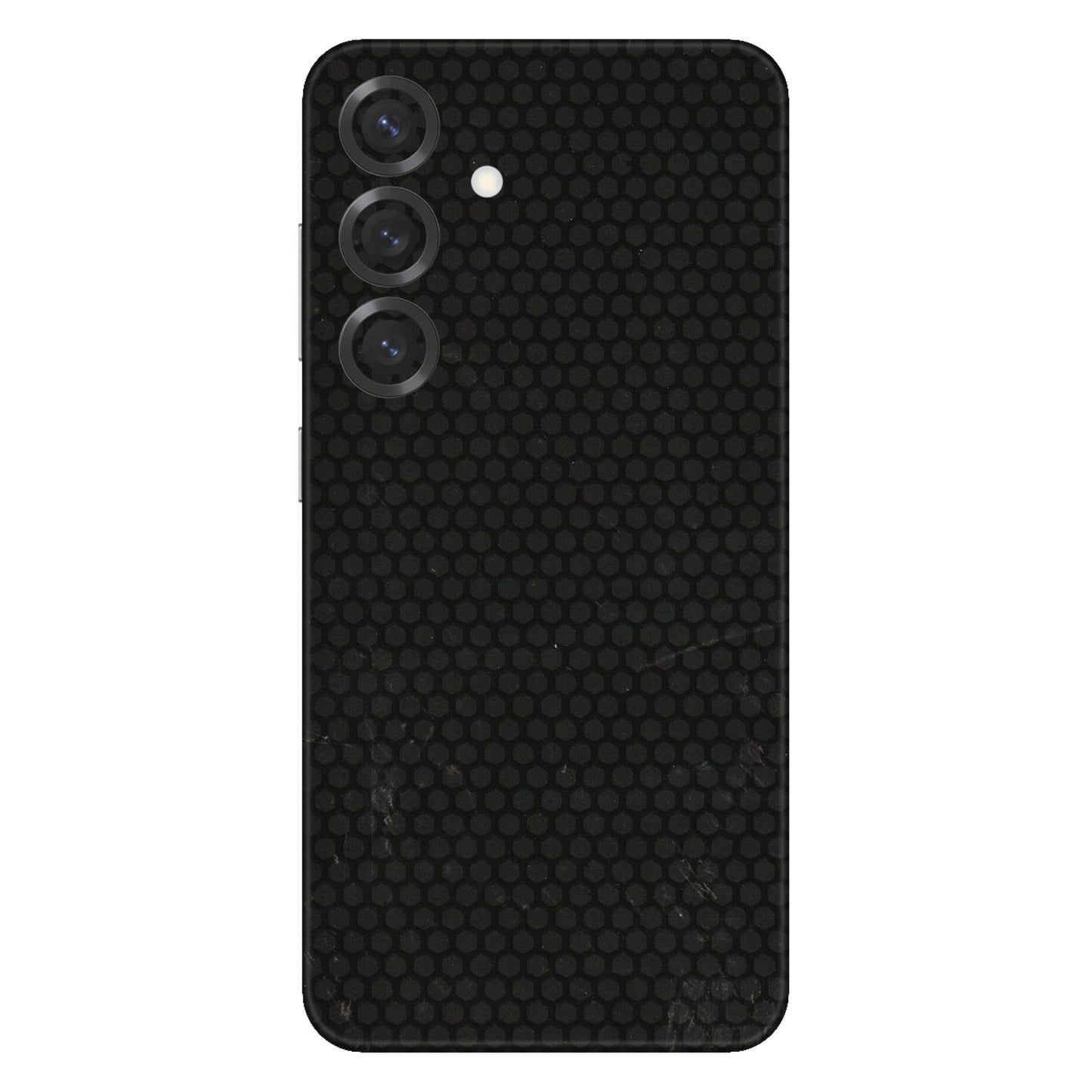 Samsung A/S Series Phone Skins (All Models) - Black honeycomb - 3D Embossed Finish (L-114) Samsung Galaxy S25 Plus