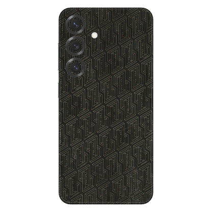 Samsung A/S Series Phone Skins (All Models) - Black Abstract Pattern - 3D Embossed Finish (L-117) Samsung Galaxy S25 Plus