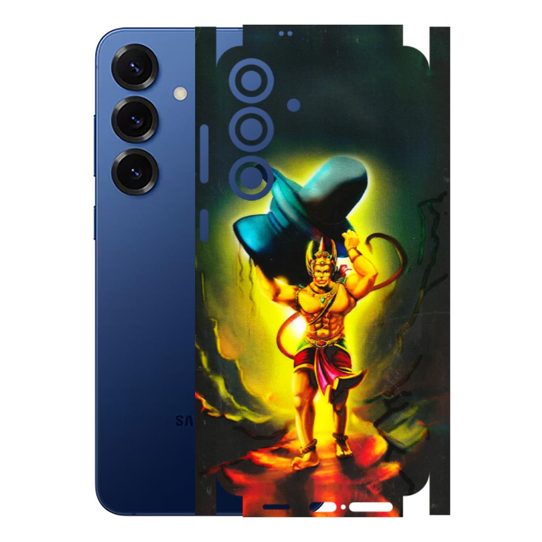 Samsung A/S Series Phone Skins (All Models) - Hanuman Ji - 3D Embossed Finish (L-128) Samsung Galaxy S25 Plus