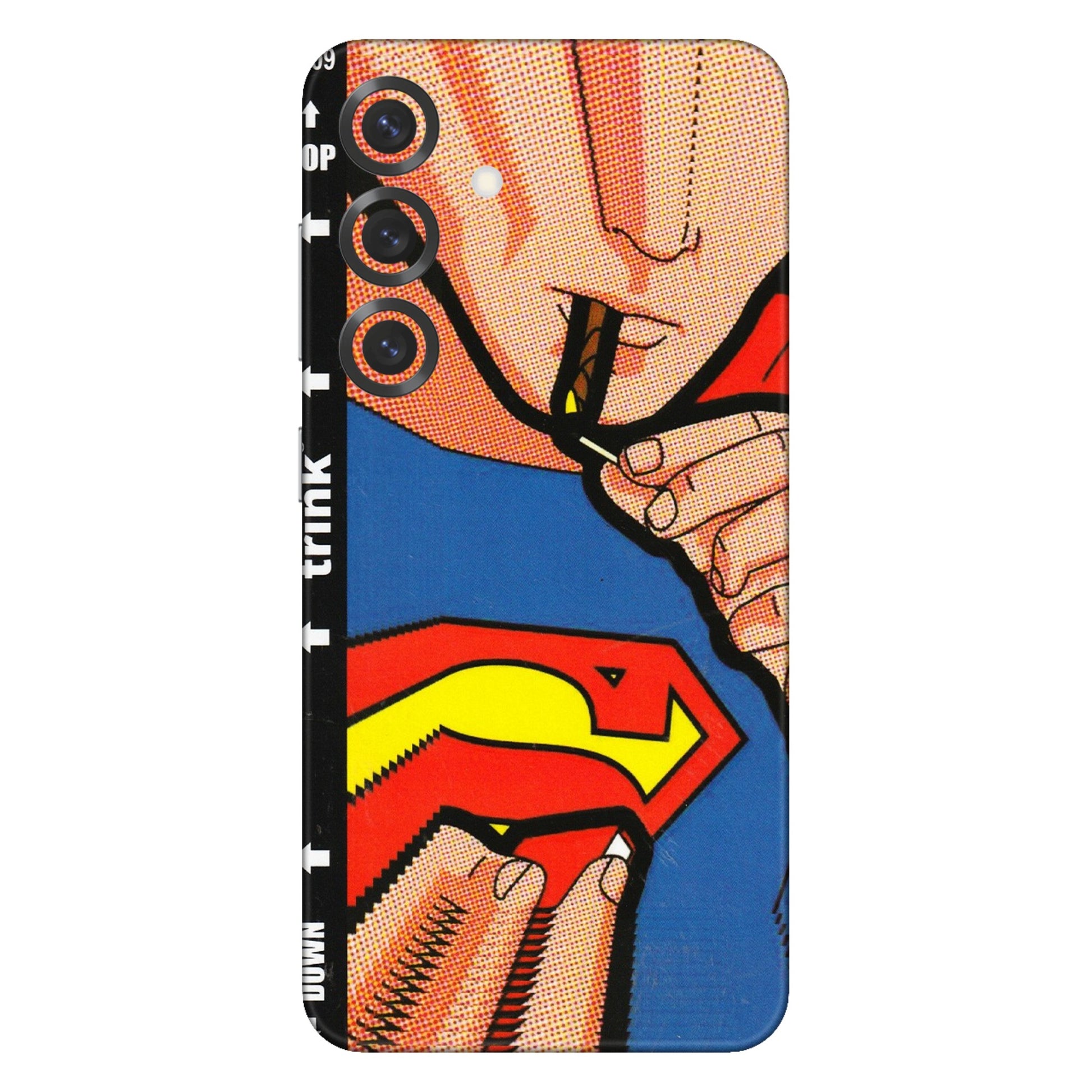 Samsung A/S Series Phone Skins (All Models) - Superman Sutta - 3D Embossed Finish (L-130) Samsung Galaxy S25 Plus