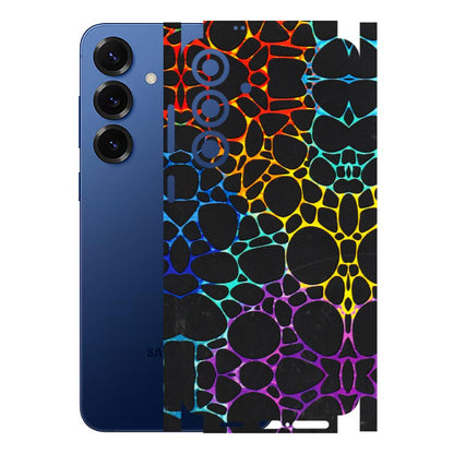 Samsung A/S Series Phone Skins (All Models) - Abstract Art MultiColour - 3D Embossed Finish (L-133) Samsung Galaxy S25 Plus