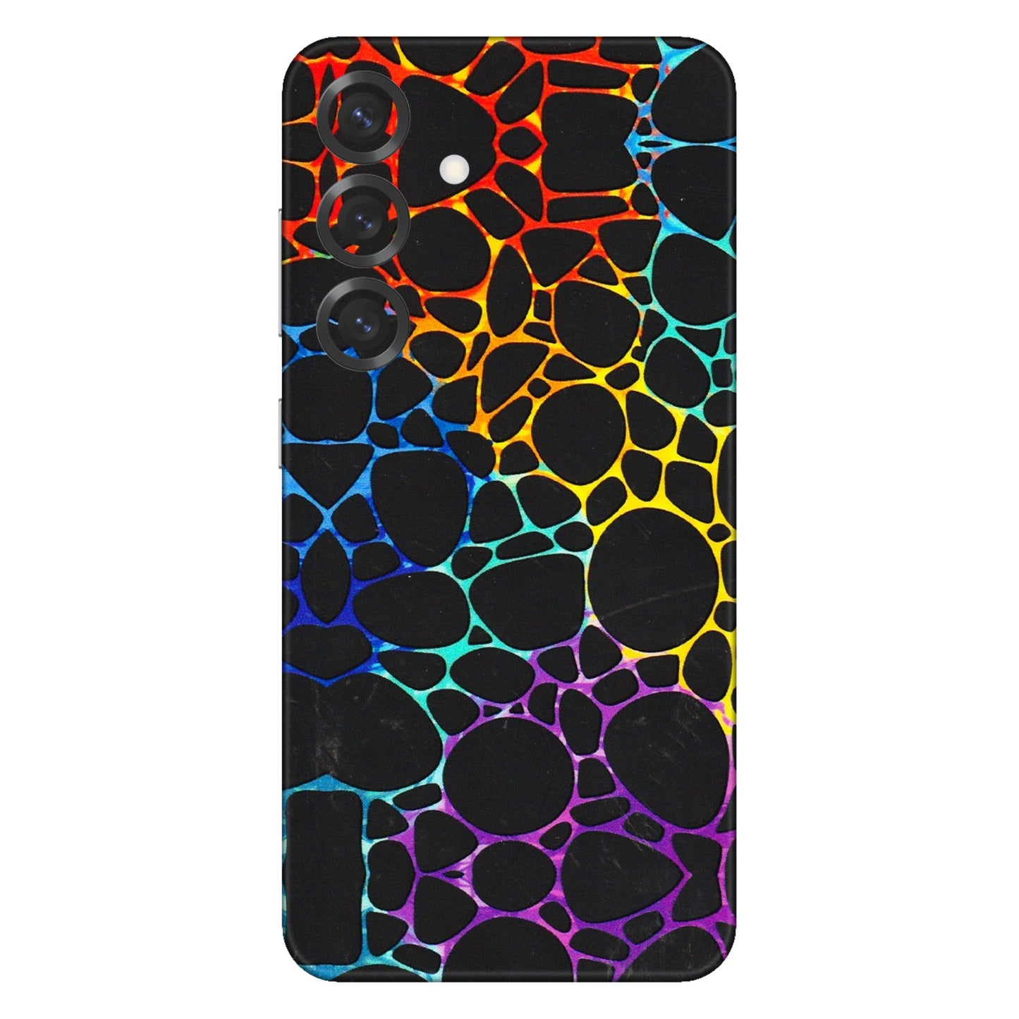 Samsung A/S Series Phone Skins (All Models) - Abstract Art MultiColour - 3D Embossed Finish (L-133) Samsung Galaxy S25 Plus