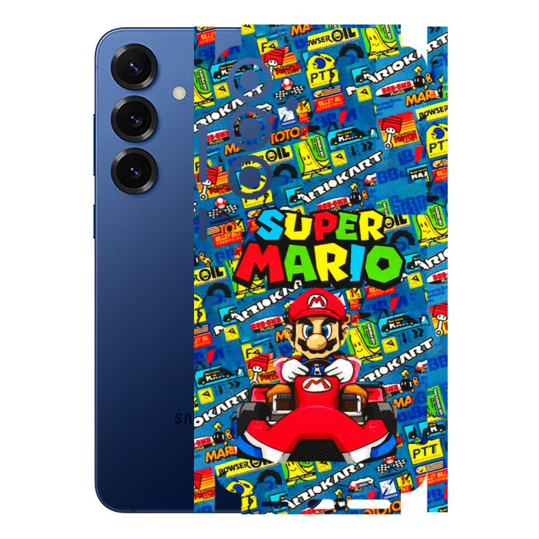 Samsung A/S Series Phone Skins (All Models) - Super Mario Kart - 3D Embossed Finish (L-140) Samsung Galaxy S25 Plus