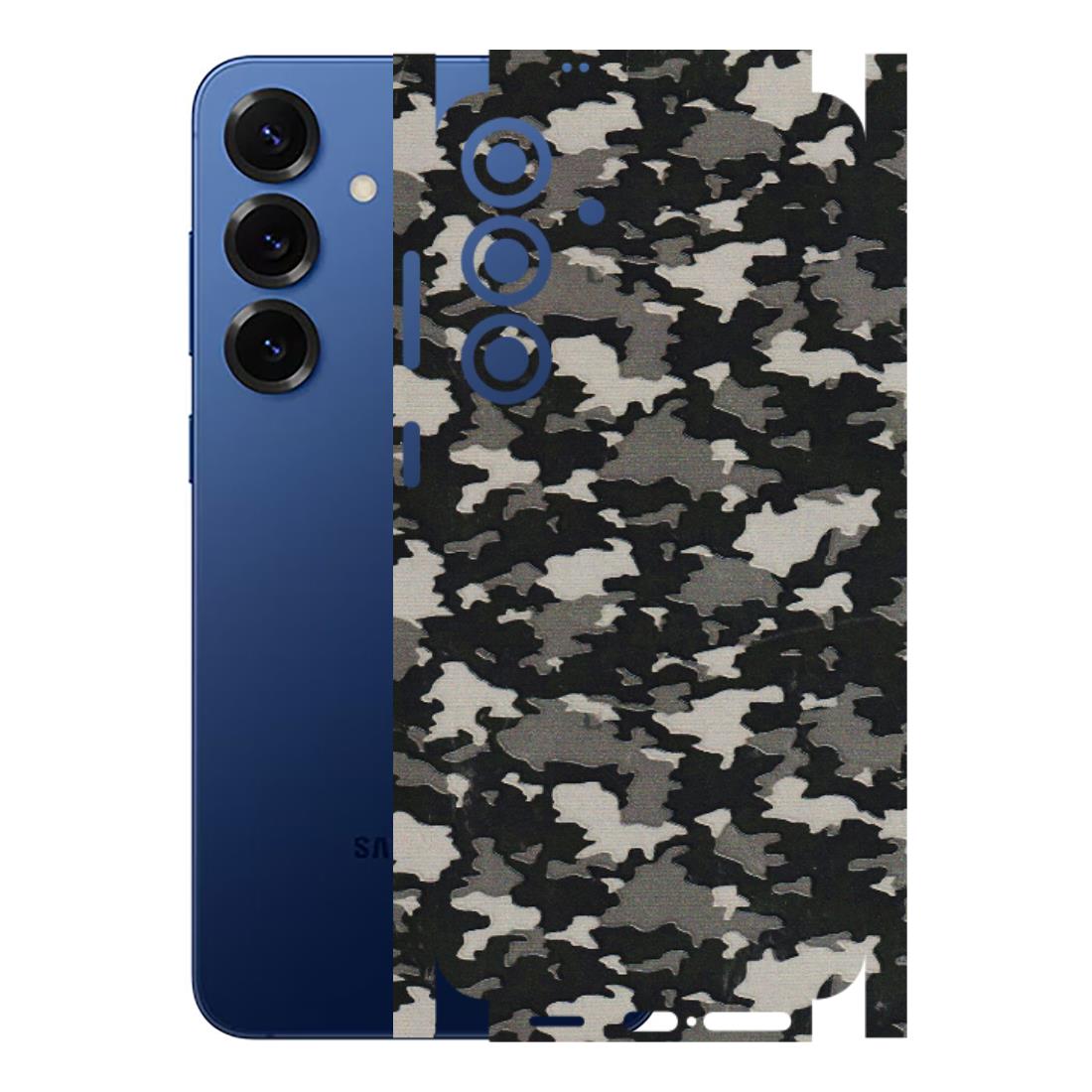 Samsung A/S Series Phone Skins (All Models) - Black/Grey Camoflaunge - 3D Embossed Finish (L-142) Samsung Galaxy S25 Plus