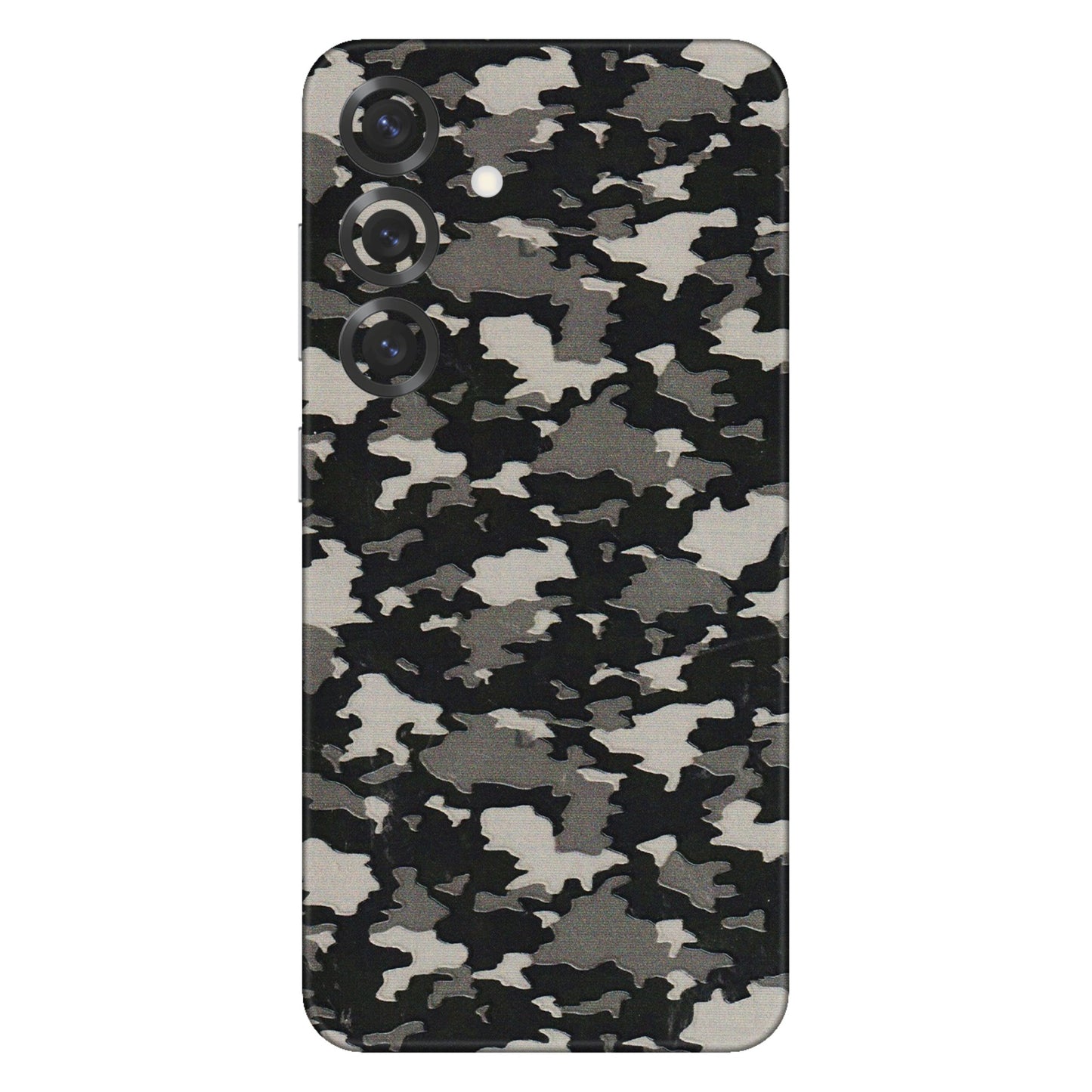 Samsung A/S Series Phone Skins (All Models) - Black/Grey Camoflaunge - 3D Embossed Finish (L-142) Samsung Galaxy S25 Plus