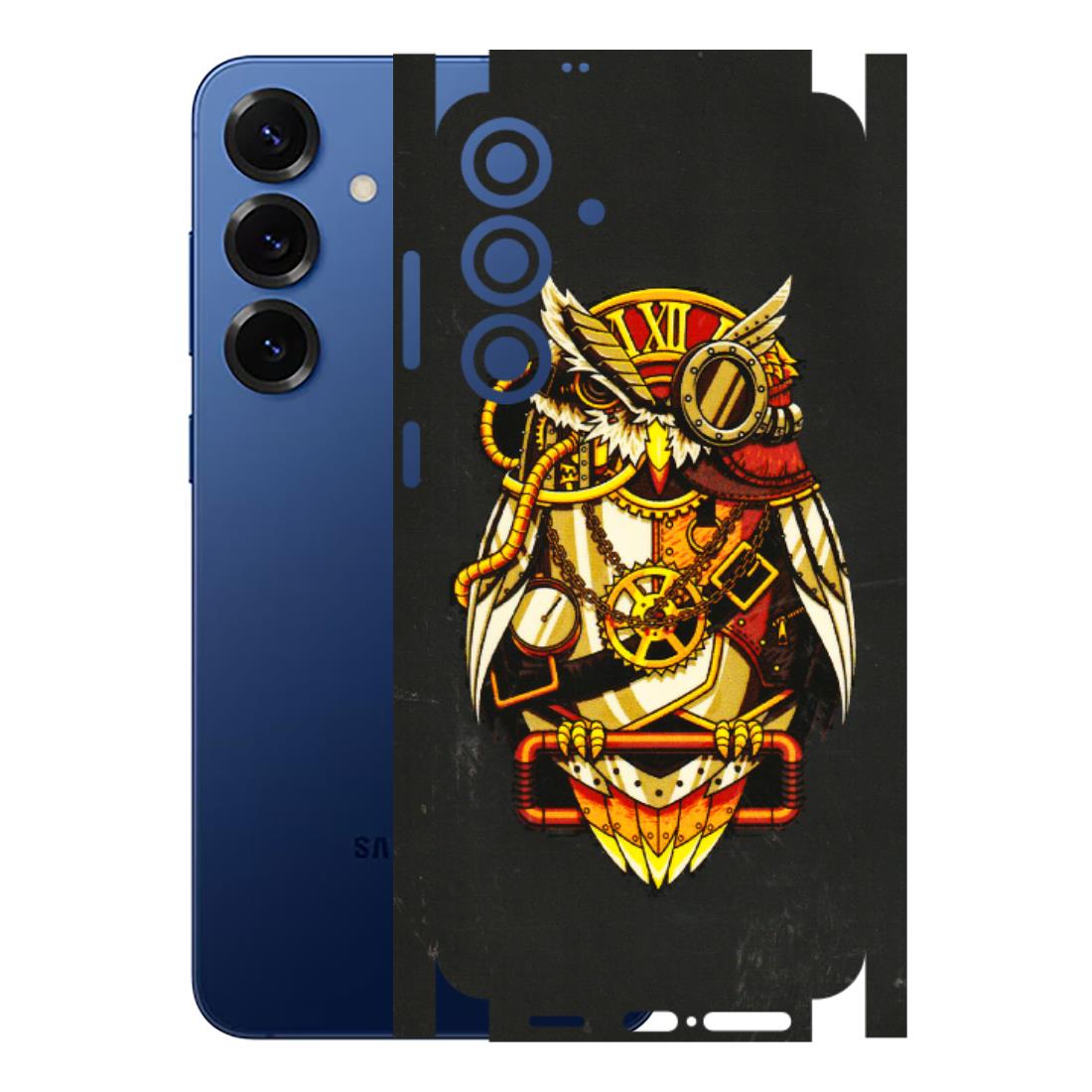 Samsung A/S Series Phone Skins (All Models) - Classy Smart Owl - 3D Embossed Finish (L-144) Samsung Galaxy S25 Plus