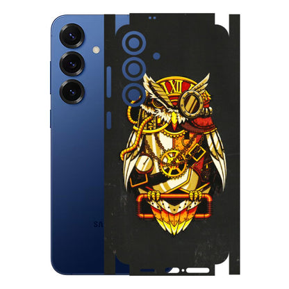 Samsung A/S Series Phone Skins (All Models) - Classy Smart Owl - 3D Embossed Finish (L-144) Samsung Galaxy S25 Plus