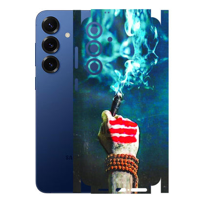 Samsung A/S Series Phone Skins (All Models) - Mahadev Bhakt - 3D Embossed Finish (L-146) Samsung Galaxy S25 Plus