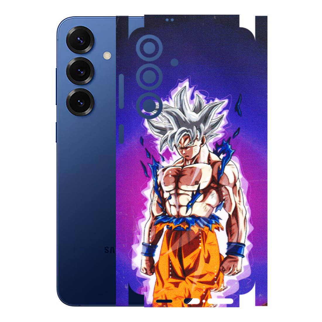 Samsung A/S Series Phone Skins (All Models) - Goku Purple Anime - 3D Embossed Finish (L-147) Samsung Galaxy S25 Plus