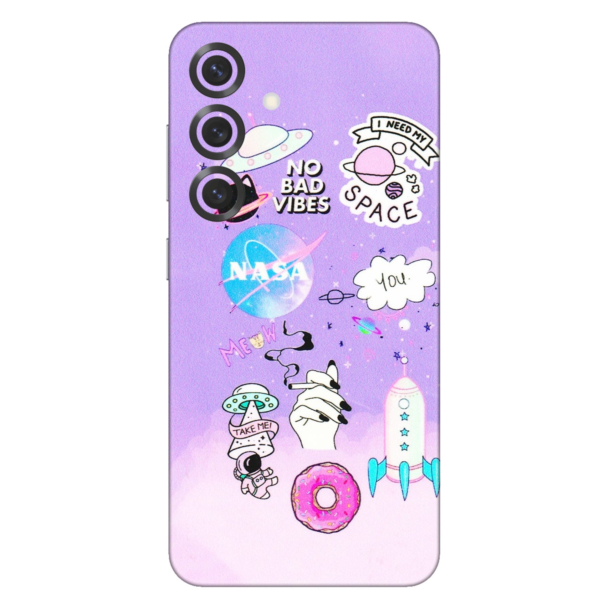 Samsung A/S Series Phone Skins (All Models) - I Need My Nasa Skin - 3D Embossed Finish (L-149) Samsung Galaxy S25 Plus