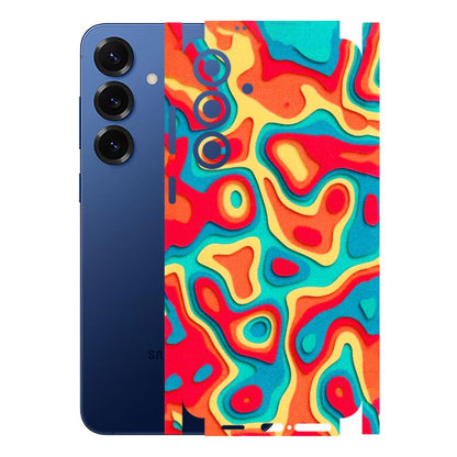 Samsung A/S Series Phone Skins (All Models) - Abstract Swirl - 3D Embossed Finish (L-150) Samsung Galaxy S25 Plus