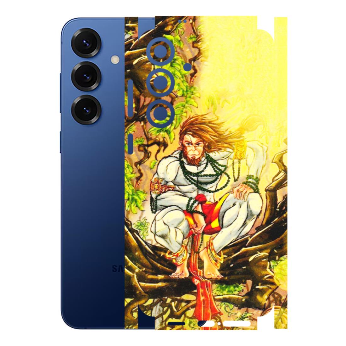 Samsung A/S Series Phone Skins (All Models) - Lord Hanuman - 3D Embossed Finish (L-152) Samsung Galaxy S25 Plus