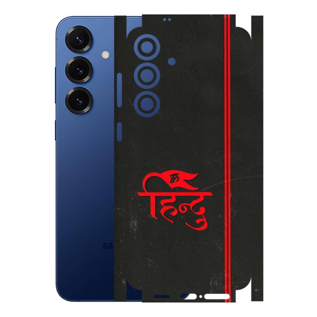 Samsung A/S Series Phone Skins (All Models) - Hindu Black - 3D Embossed Finish (L-153) Samsung Galaxy S25 Plus