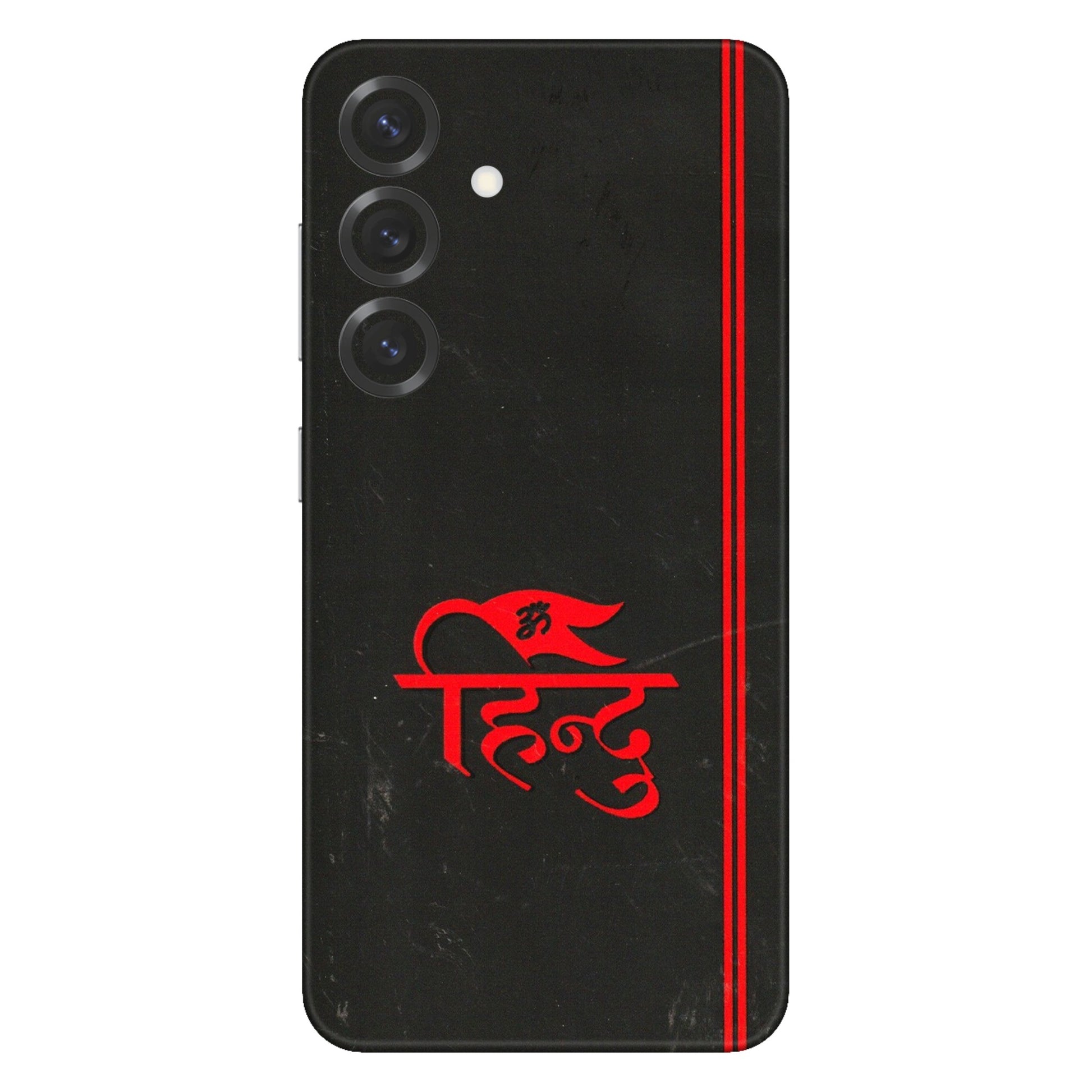 Samsung A/S Series Phone Skins (All Models) - Hindu Black - 3D Embossed Finish (L-153) Samsung Galaxy S25 Plus