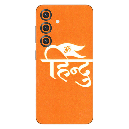 Samsung A/S Series Phone Skins (All Models) - Hindu Kesari - 3D Embossed Finish (L-154) Samsung Galaxy S25 Plus