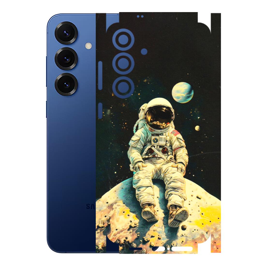 Samsung A/S Series Phone Skins (All Models) - Astronaut in Space - 3D Embossed Finish (L-16) Samsung Galaxy S25 Plus