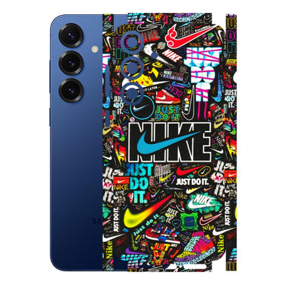 Samsung A/S Series Phone Skins (All Models) - Just Do It Doodles - 3D Embossed Finish (L-166) Samsung Galaxy S25 Plus